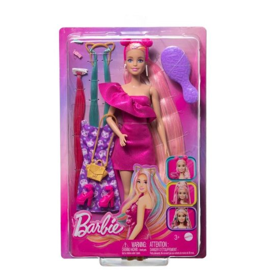 Boneca Barbie Totally Hair Loira Extralonga com Acessorios