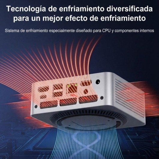 Mini PC Ninkear M6 Intel Pentium Gold 7505 8GB 256GB SSD UHD Graphics Windows 11 Pro Triple Pantalla WiFi 6