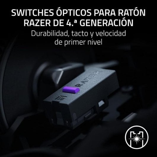 Ratón Razer Naga V3 Pro Bluetooth Radiofrequenza 30000 DPI Nero Pulsanti programmabili