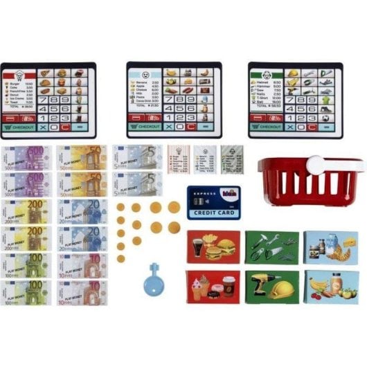 Caja registradora infantil Klein My Market 7265 Autoconsulta con pantalla y escáner