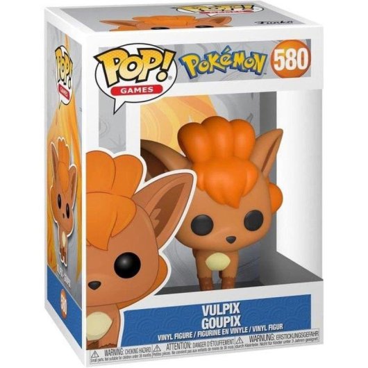 Figur Funko Pop Vulpix 580 Pokemon Vinylfigur Orange