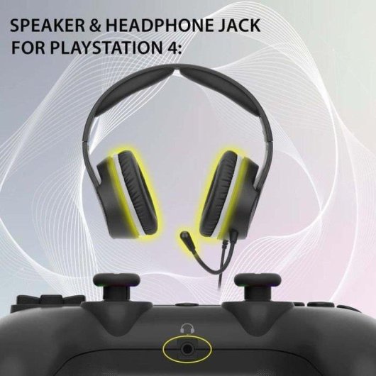 Controller Wireless Subsonic Led RGB Bluetooth USB-C PS4 PC