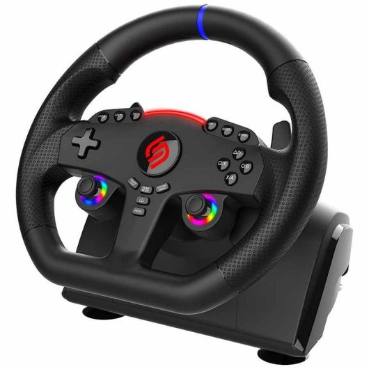 Volante Subsonic GT-5 Gaming con Joystick Doppio LED