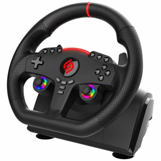 Volante Subsonic Superdrive 270 GT Joysticks Duplos RGB