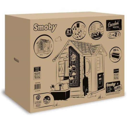 Casa Smoby Life Garden 810408 con accessori