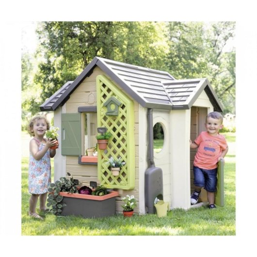 Casa Smoby Life Garden 810408 con accessori