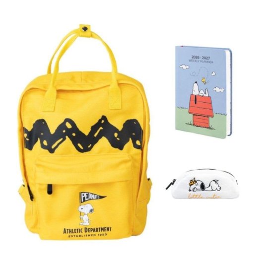 Pack Snoopy Estuche + Mochila + Agenda Grupo Erik