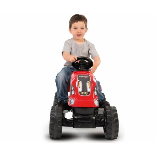 Traktor mit Pedalen Smoby Farmer XL Blau mit abnehmbarem Anhaenger