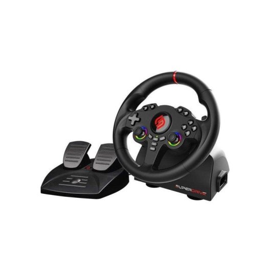 Volante Subsonic Superdrive 220 RS Gaming con Pedales LED Multiplataforma