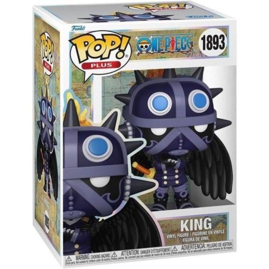 Figura Vinyl Funko Pop! Plus King One Piece 1893 con Spada Dorata