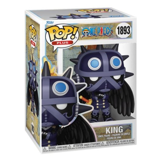 Figura Vinyl Funko Pop! Plus King One Piece 1893 con Spada Dorata