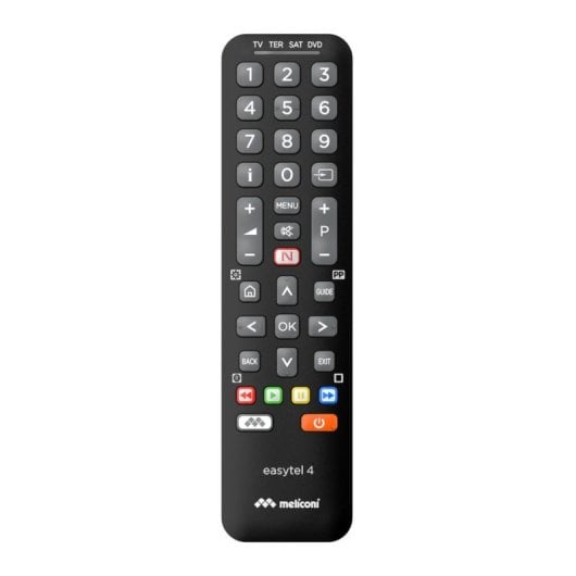 Meliconi Easytel 4 Comando Universal 4 Dispositivos TV TDT SAT