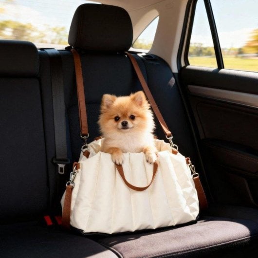 Seggiolino Auto Aosom Per Cani Piccoli Con Guinzaglio