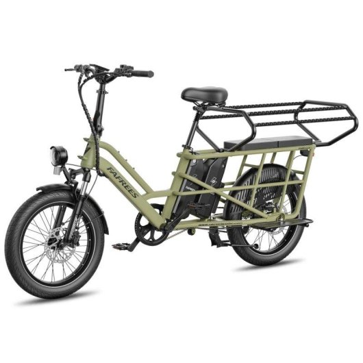 Bicicleta eléctrica Fafrees FF20 CUV Asiento Doble Infantil 24 Ah