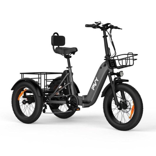Triciclo eléctrico PVY F20 48V 21Ah 80km 20"