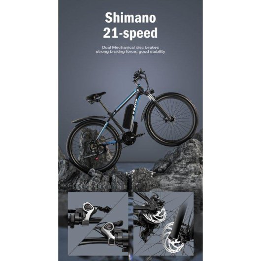 Bicicleta eléctrica E-Bycco E8 Motor 750W Batería 48V Neumáticos 29"