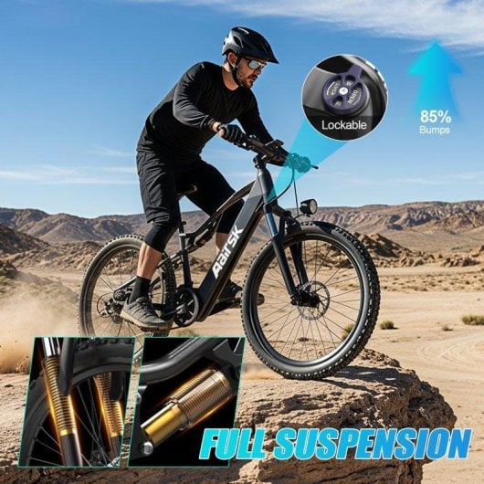 Bicicleta eléctrica Aairsk XT90 Motor 1500W Batería 48V 20Ah Todoterreno 26"