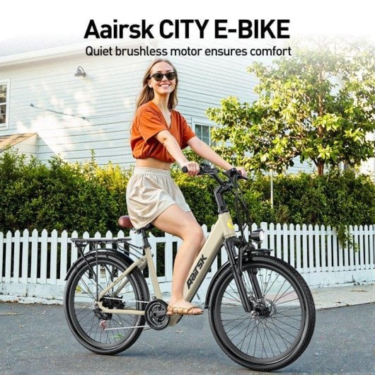 Bicicleta Eléctrica Aairsk SU7 250W 36V 13Ah 24" Todoterreno