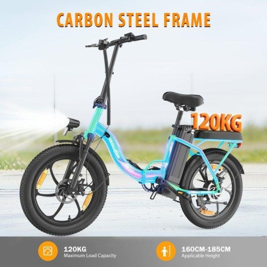 Velo electrique Zazawork C16 250 W 48 V 16 Ah
