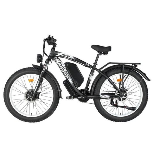 Philodo H8 Bicicleta Eléctrica Doble Motor 3000W 48V 26Ah Todoterreno 26"