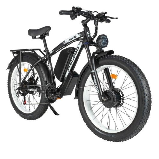 Philodo H8 Bicicleta Eléctrica Doble Motor 3000W 48V 26Ah Todoterreno 26"