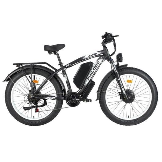Philodo H8 Bicicleta Eléctrica Doble Motor 3000W 48V 26Ah Todoterreno 26"