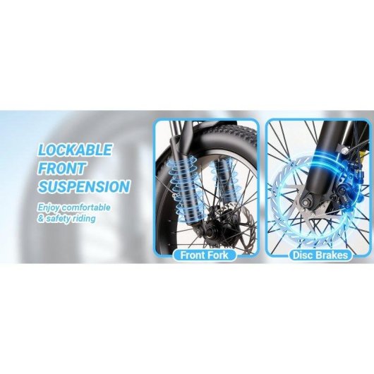 Bicicleta eléctrica E-Bycco S1 500W 36V 10,4Ah 20"