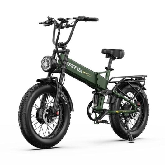 Bicicleta Eléctrica Plegable APEFOX RH20 1500W 48V 22.5Ah Neumáticos 20"