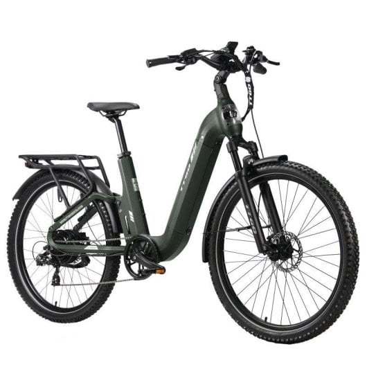Bicicleta Eléctrica TTGO E-SUVO Motor 250W Batería 48V 15Ah Neumáticos 27,5