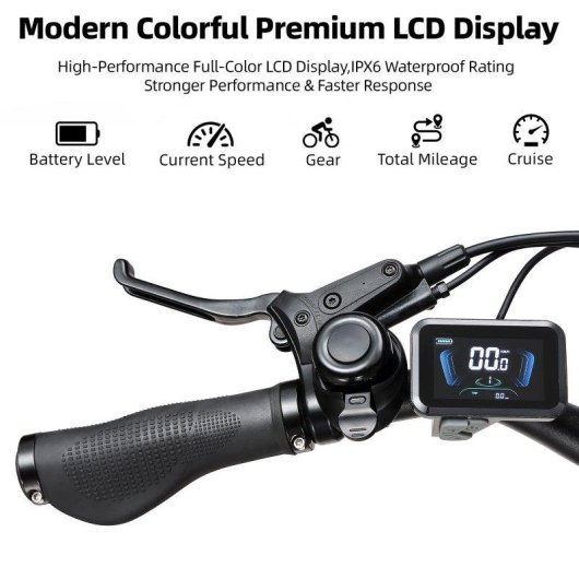 Bicicleta Eléctrica TTGO C5 250W 48V 13,5Ah 27,5"