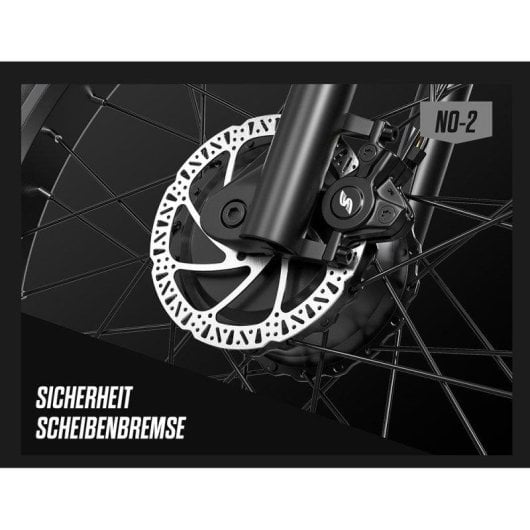 Bicicleta eléctrica Shengmilo S700PRO Motor 2000W Batería 48V 25Ah Autonomía 90 km