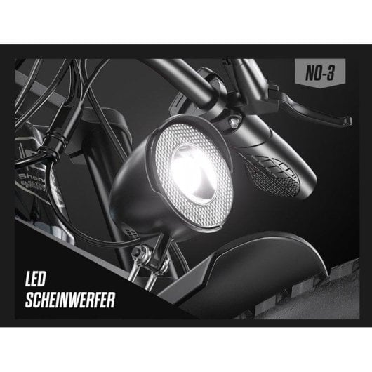 Bicicleta eléctrica Shengmilo S700PRO Motor 2000W Batería 48V 25Ah Autonomía 90 km