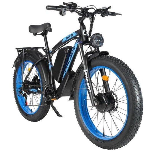 Bicicleta Eléctrica Philodo H8 Doble Motor 1500W x2 Batería 48V 26Ah