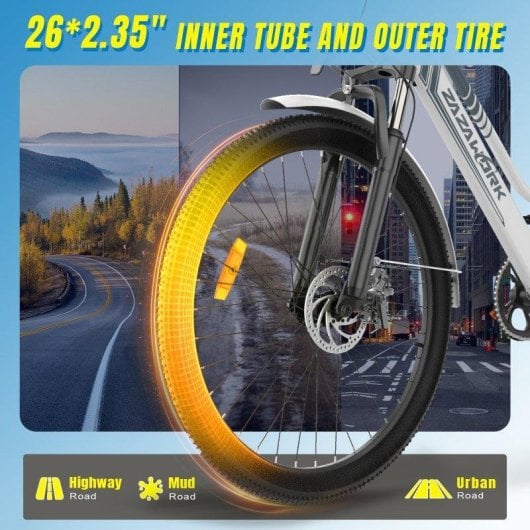 Bicicleta Eléctrica Zazawork C26 Pro 250W 36V 20Ah 26"