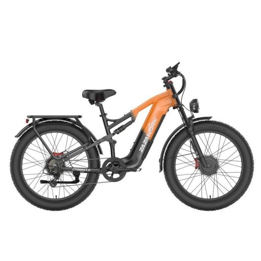 Bicicleta eléctrica Zazawork CF26 MAX Doble Motor 1000W×2 Batería 48V 25Ah