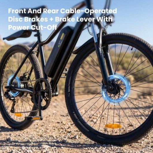 Bicicleta eléctrica iScooter EB3S Motor 350W Batería 36V 15Ah 26" neumáticos todoterreno