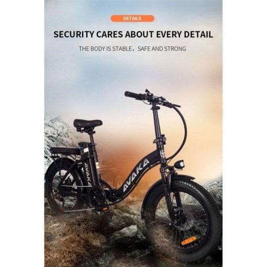 Bicicleta eletrica Avaka Bz20plus 500 W, 70 km IP54