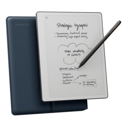 Livre Électronique reMarkable Paper Pure WiFi 10,3" 32GB Gris Bleu avec Stylus Pen