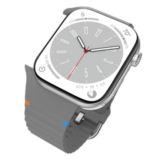 Bracelet Apple Watch Silicone 40/41/42mm Taille Unique Gris