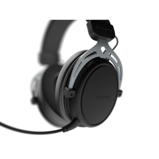 Auriculares Genesis Toron 706 inalámbricos Bluetooth y RF para gaming con micrófono negro