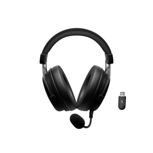 Auriculares Genesis Toron 706 inalámbricos Bluetooth y RF para gaming con micrófono negro