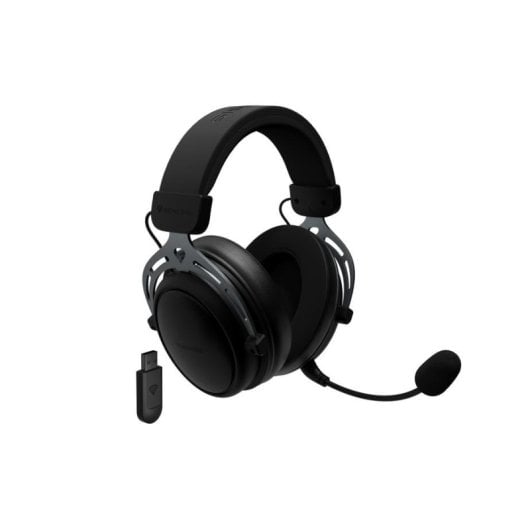 Auriculares Genesis Toron 706 inalámbricos Bluetooth y RF para gaming con micrófono negro