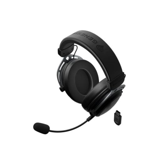 Auriculares Genesis Toron 706 inalámbricos Bluetooth y RF para gaming con micrófono negro