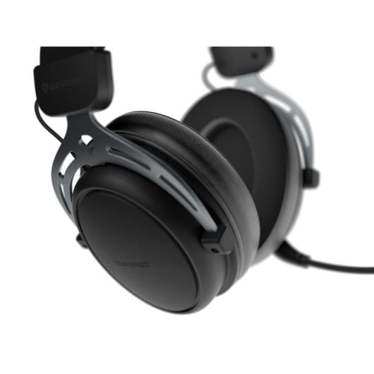 Auriculares Genesis Toron 706 inalámbricos Bluetooth y RF para gaming con micrófono negro
