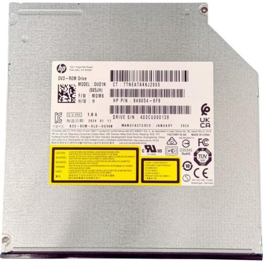 Lettore DVD interno HP Z2 TWR SuperMulti 9,5 mm ODD Nero