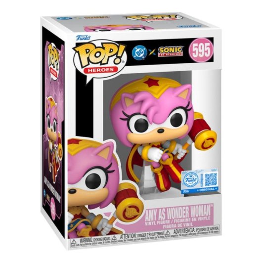 Figur Funko Pop Amy Wonder Woman Sonic Hedgehog 10 cm