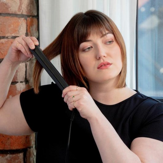 Prancha de Cabelo Cerâmica Remington Ceramic Straight 215 215ºC Desligar Automático Preto