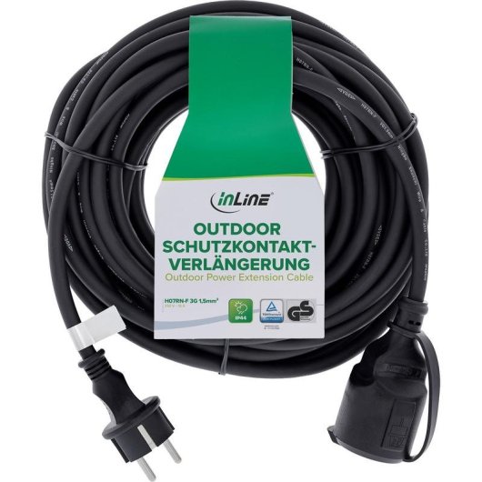 Multipresa InLine 16010S 10 m 16 A IP44 con protezione contatti