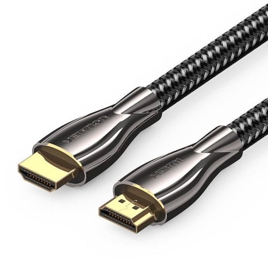 Cable HDMI 2.0 Vention 4K 0.5 m Conectores Oro Negro