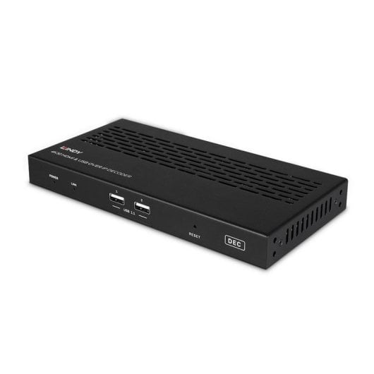 Lindy 38397 Receptor AV 4K30 HDMI Cat6 PoE RS-232 IR USB Tipo A